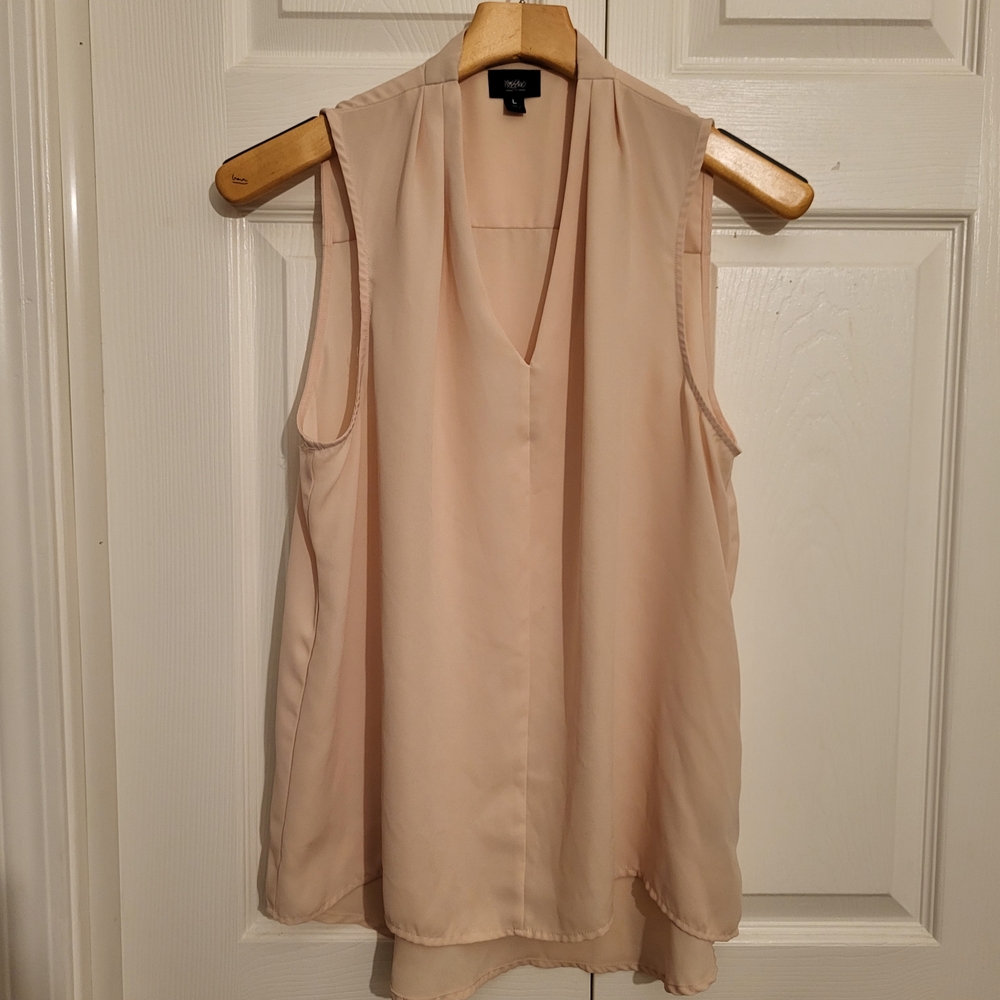 Vintage Mossimo Sleeveless Blouse in Cream